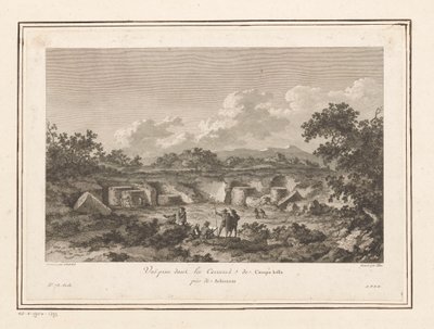 カンポ ベッロの採石場の眺め、セリヌンテ Vue Prize dans les Carrieres de Campo bello près de Selinunte (オブジェクトのタイトル) 作： François Allix