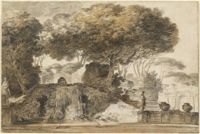 イタリアの別荘の公園 作： François André Vincent