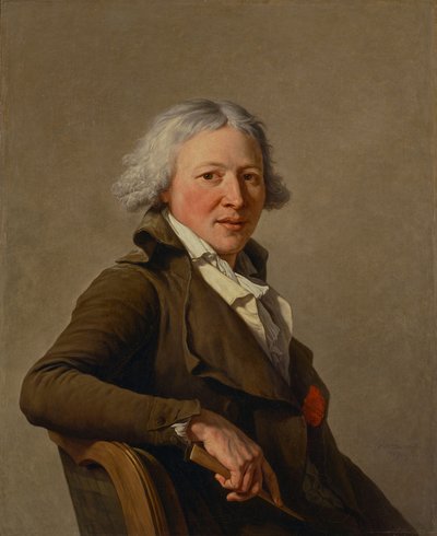 彫刻家ローランドの肖像 作： François André Vincent