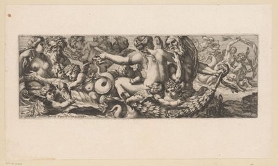 ネレイド、サテュロス、プッティによるガラテアの勝利 水辺の神話（連載タイトル） 作： François Bignon (attributed to)