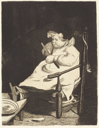 送料無料 フランソワ・ボンヴァン Franois Bonvin 銅版画1861年-