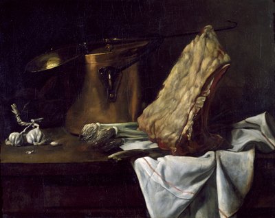静物、1858 作： François Bonvin