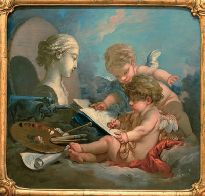 絵画の寓意 作： François Boucher