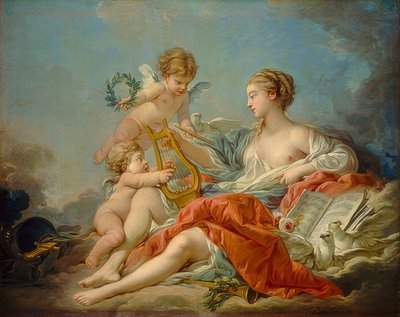 音楽の寓意。 1764 作： François Boucher