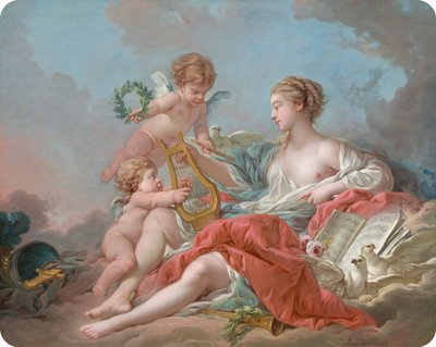 音楽のアレゴリー 作： François Boucher