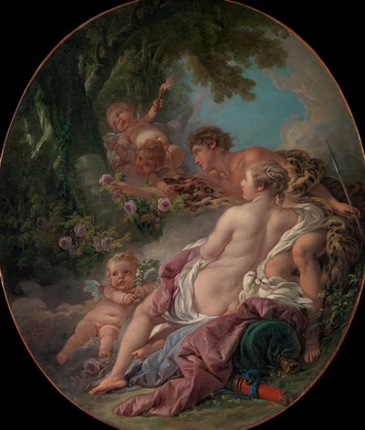 アンジェリカとメドーロ、1763。 作： François Boucher