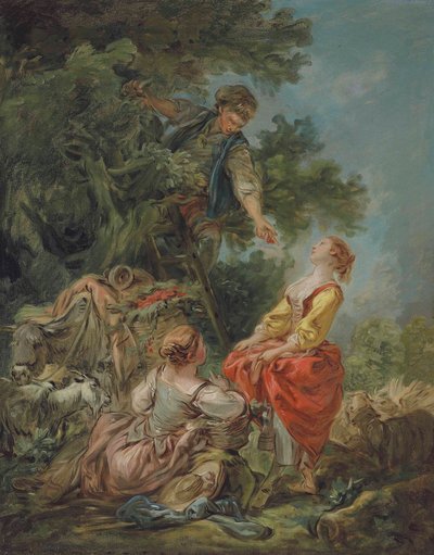 肉屋 - ラ・キュイエット・デ・セリーズ 作： François Boucher