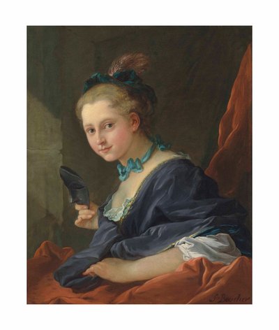 ブーシェ - 舞踏会に行く夕べ、あるいは貴婦人 1734年 作： François Boucher