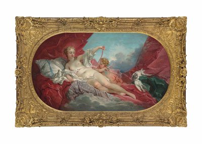 ブーシェ - ヴィーナスとキューピッド 作： François Boucher