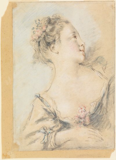 少女の胸像 作： François Boucher