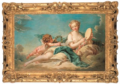 歴史と歌のミューズ、クリオ、1758 作： François Boucher