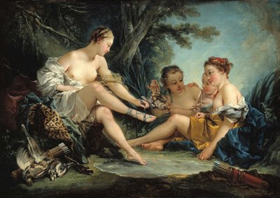 ダイアナの狩りからの帰還、1745年 作： François Boucher