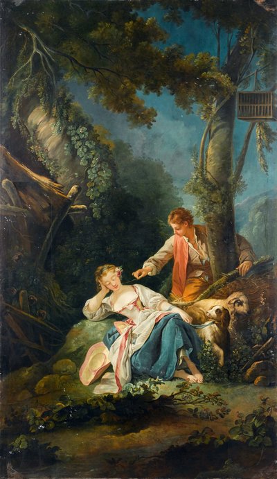 夕方、あるいは中断された眠り 作： François Boucher