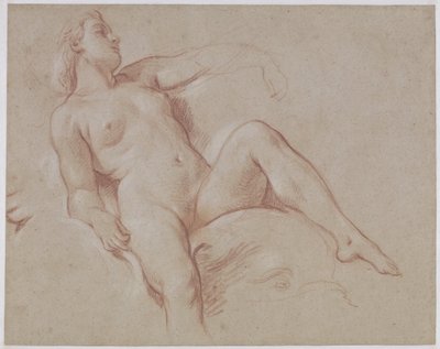イルカの女性ヌード 作： François Boucher