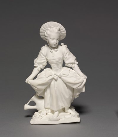 ヴァンセンヌ工場で製造されたダンサーの図、ピエールブロンドーのモデル、1748-1752 作： François Boucher