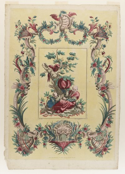 ファイヤースクリーン-味覚 作： François Boucher