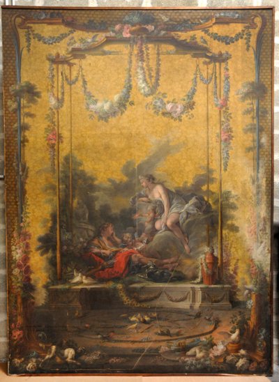 François BOUCHER, Maurice JACQUES - CARTON DE TAPISSERIE.オーロール・エ・セファール、ゴブ-21-001 作： François Boucher