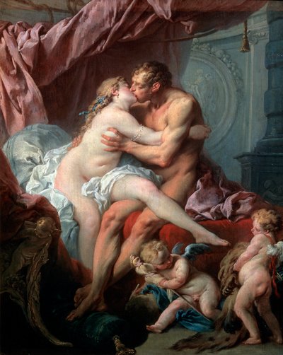 ヘラクレスとオンファレ、18世紀。 作： François Boucher