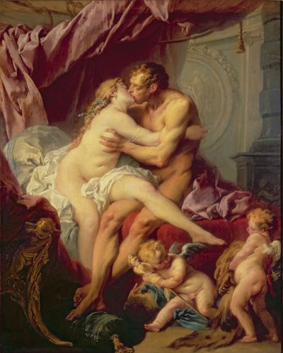 ヘラクレスとオンファレ 作： François Boucher