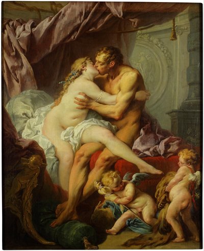 ヘラクレスとオンファレ 作： François Boucher