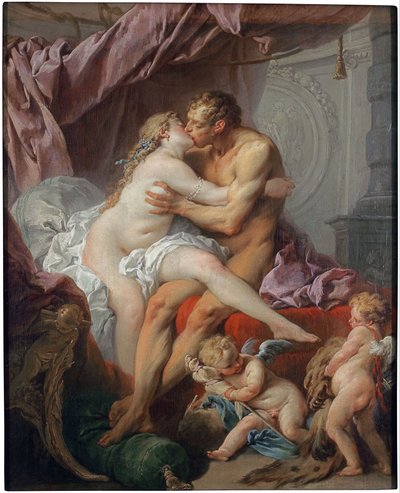 ヘラクレスとオンファレ 作： François Boucher