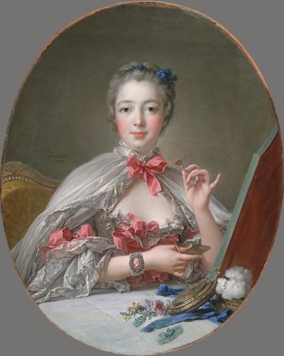 ポンパドゥール侯爵夫人ジャンヌ＝アントワネット・ポワソン 作： François Boucher