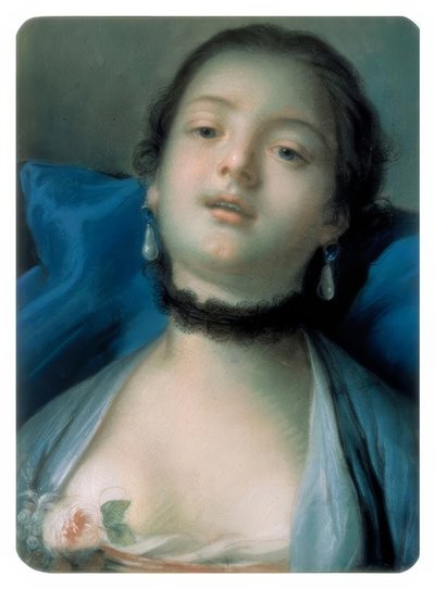 若い女性 作： François Boucher