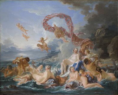 Le triomphe de Venus（ヴィーナスの凱旋） - Boucher, Francois (1703-1770) - 1740 - 油彩・キャンバス - 130x162 - ストックホルム国立博物館 作： François Boucher