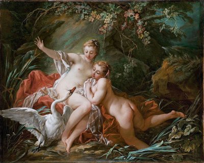 レダと白鳥 作： François Boucher