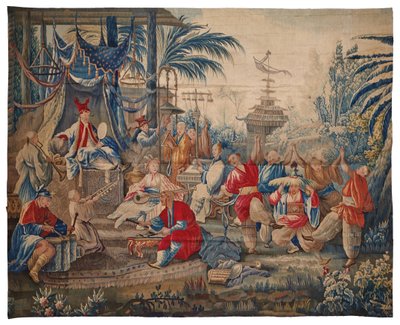 ルイ16世のタペストリー「オー・シノワズリー」、オーブソン、18世紀後半 作： François Boucher