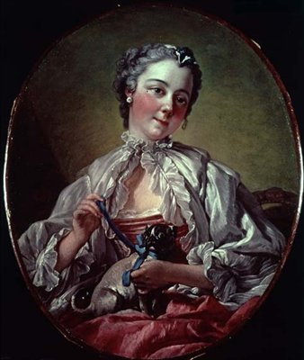 ブーシェ夫人」1743年頃（油彩・キャンバス 作： François Boucher