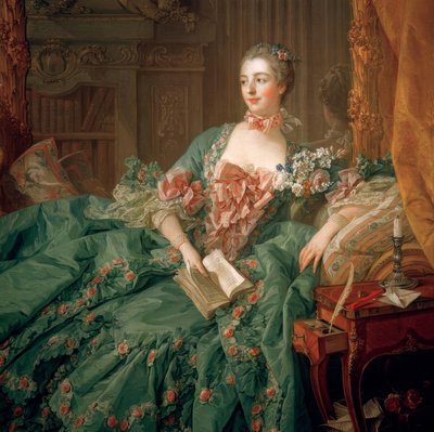 ポンパドゥール夫人 作： François Boucher