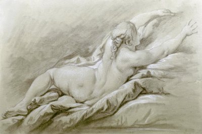 裸で横になる 作： François Boucher
