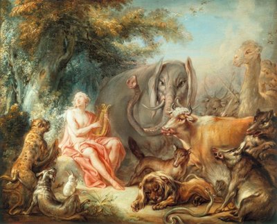 オルフェウスは動物を魅了する 作： François Boucher
