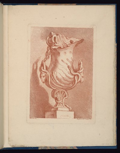 プレート 4、Livre de vases (花瓶の本) 作： François Boucher
