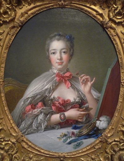 ポンパドゥール侯爵の肖像1721-1764、1750 作： François Boucher