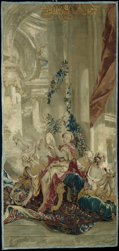 プシュケの物語より、プシュケのキューピッド宮殿への入場 作： François Boucher