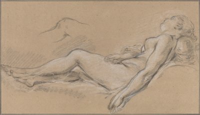 リクライニングニンフ 作： François Boucher