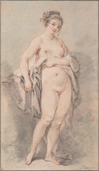 スタンディング・ヌード・ガール 作： François Boucher