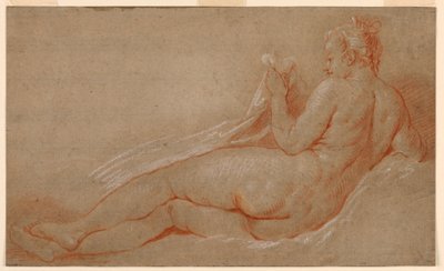 リクライニングヌード研究 作： François Boucher