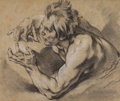 トリトンの研究、1748-53 作： François Boucher