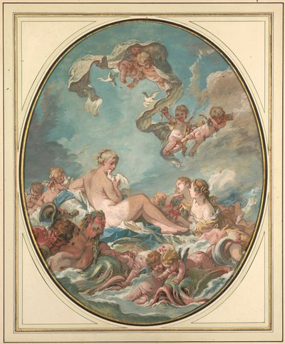 ヴィーナスの誕生と勝利 作： François Boucher