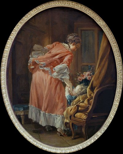 甘やかされた子供LENfantgâté、c。 1740 作： François Boucher
