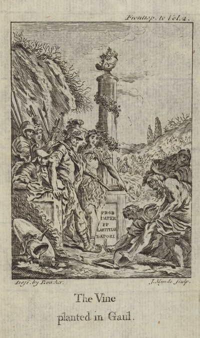 ガリアに植えられたつる 作： François Boucher