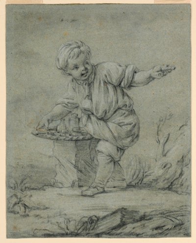 若々しいベンダー 作： François Boucher