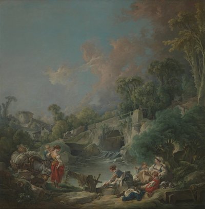 洗濯婦、1768 作： François Boucher