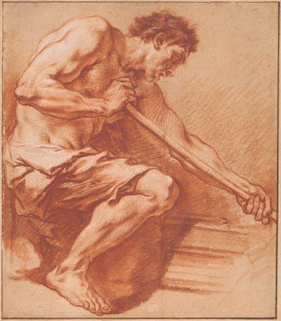 鍛冶屋の労働者 作： François Boucher
