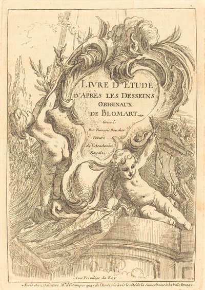 タイトルページ 作： François Boucher after Abraham Bloemaert