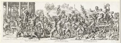 トリオンフ・ヴァン・バッカス 作： François Chauveau (attributed to)