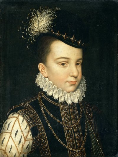 フランソワ・エルキュール・ド・フランス、アランソン公爵（1554～1584年、1566年頃）。 作： François Clouet